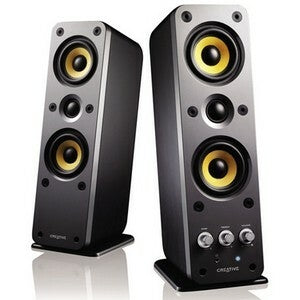 Creative GigaWorks T40 2.0 Speaker System - 32 W RMS - Glossy Black 