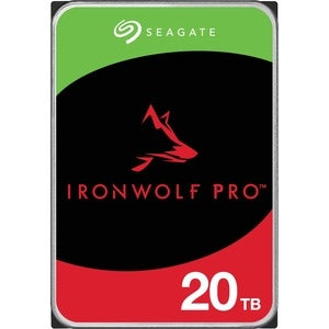 Seagate IronWolf Pro ST20000NT001 20 TB Hard Drive - 3.5" Internal - SATA (SATA/600) - Conventional Magnetic Recording (CMR) Method 