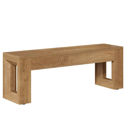 Dining Bench 47" Farmhouse Kitchen Dinner Bench Seat Rustic Wood