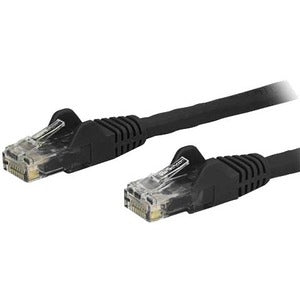 14ft CAT6 Ethernet Cable - Black Snagless Gigabit - 100W PoE UTP 650MHz Category 6 Patch Cord UL Certified Wiring/TIA 