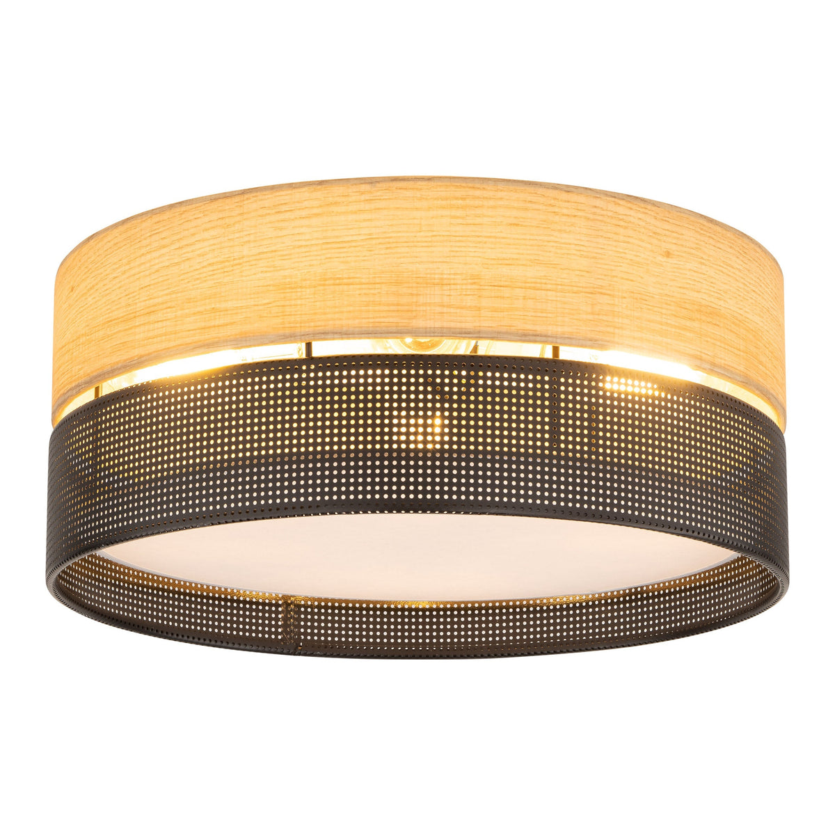 NICOL Scandinavian Flush Mount Ceiling Light for Hallway, Bedroom & Kitchen