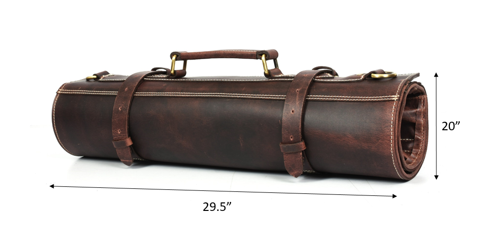 Arizona Leather Knife Roll 10 Slot