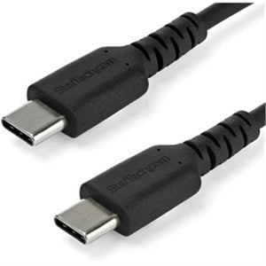 2m USB C Charging Cable - Durable Fast Charge & Sync USB 2.0 Type C to C Charger Cord - TPE Jacket Aramid Fiber M/M 60W Black