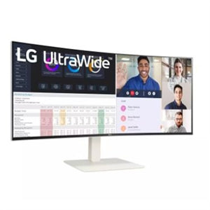 LG Ultrawide 38WR85QC-W 38" Class WQHD Curved Screen LCD Monitor - 21:9 - White