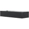 8 x 2.6 x 1.5ft Galvanized Raised Garden Bed, Reinforced Outdoor Planter Box with Open Bottom, Dark Grey