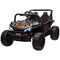 Qaba 12V Kids Ride On Car, Toy Truck with Remote Control, Spring Suspension, LED Headlights, 3 Speeds, Black