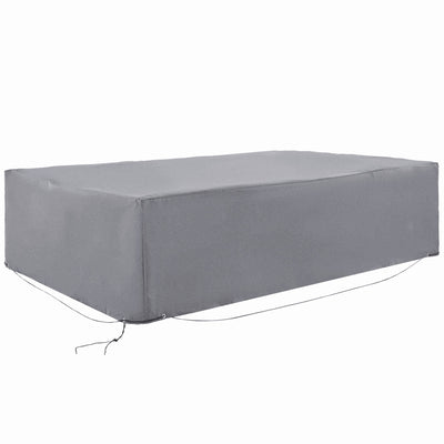 Outsunny 97" x 65" x 26" Weatherproof Outdoor Sectional Patio Furniture Cover w/ Ultimate Protection Grey 
