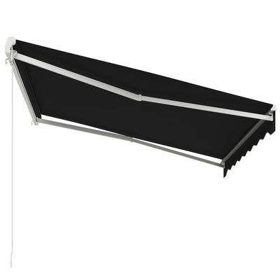 Outsunny 10' x 8' Electric Retractable Awning, UV Protection Sun Shade Shelter w/ Remote Controller for Deck Balcony Yard, Black 