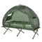 Outsunny Hiking Tent Camping Bed Cot Combo Portable w/ Sleep Bag Mattress