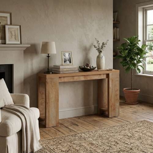 70.9" Farmhouse Wood Console Table, Entryway Sofa Table with Rustic Finish