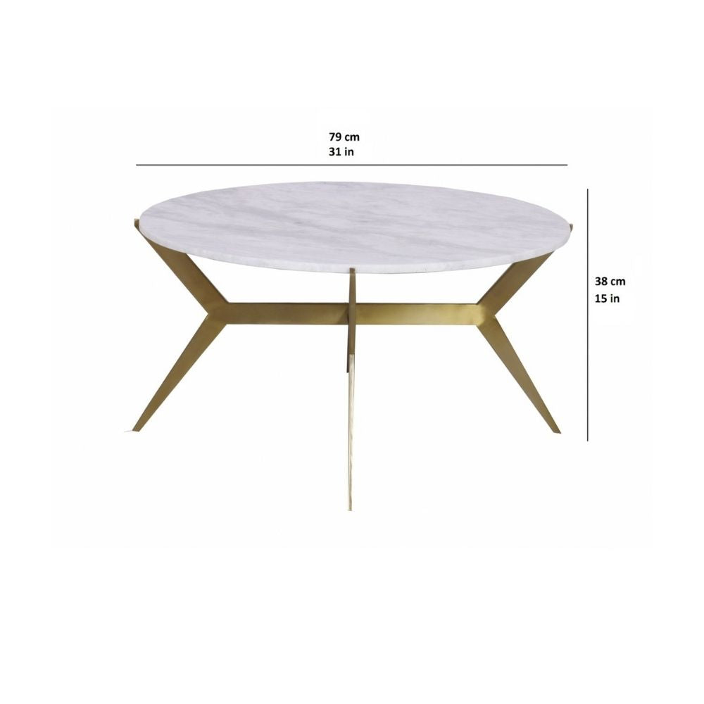 Sevi Round Marble Coffee Table 