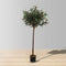 Obee 4.3’ Artificial Olive Tree Potted Plant by ArtiPlanto – Realistic Faux Indoor Greenery with Lush Olive Leaves & Lifelong Durability