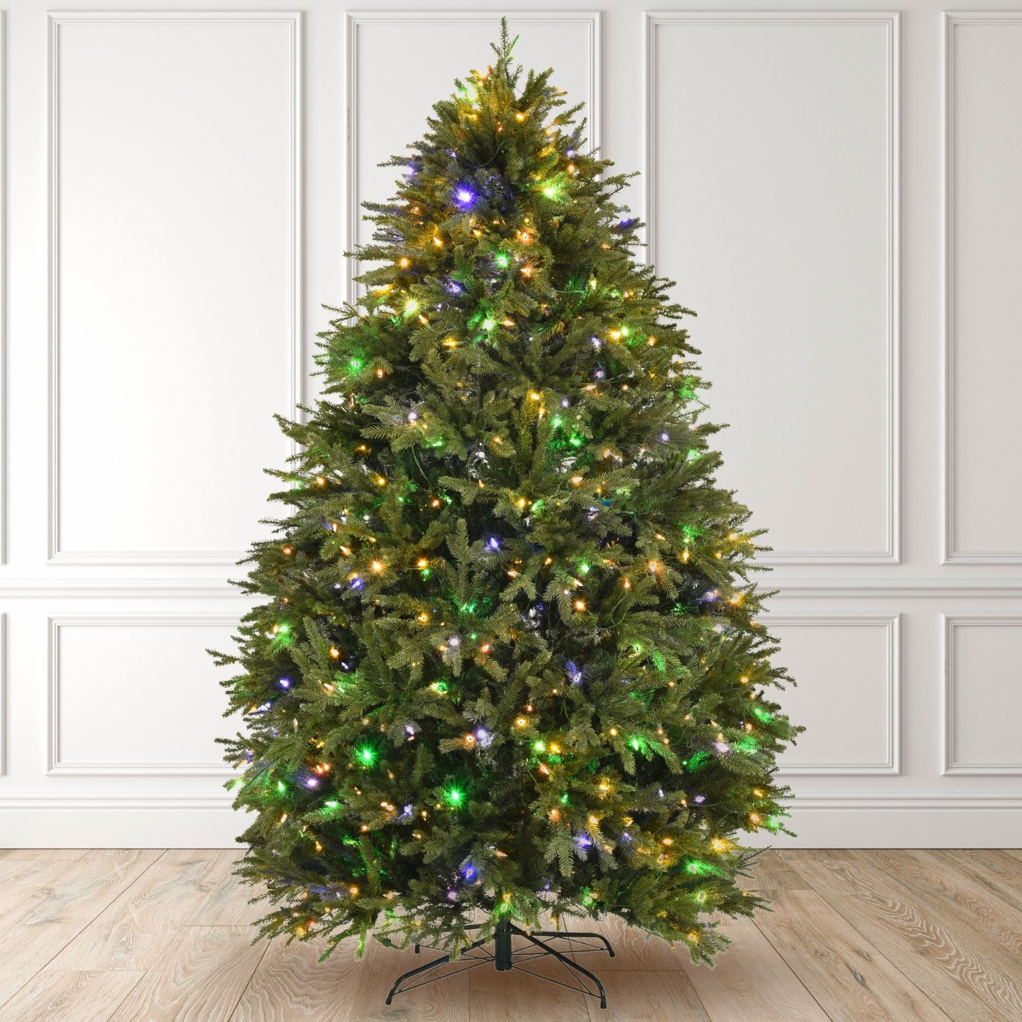 Artiplanto Oscar Most Realistic Artificial Fir Pre-Lit Christmas Tree 7.5' 