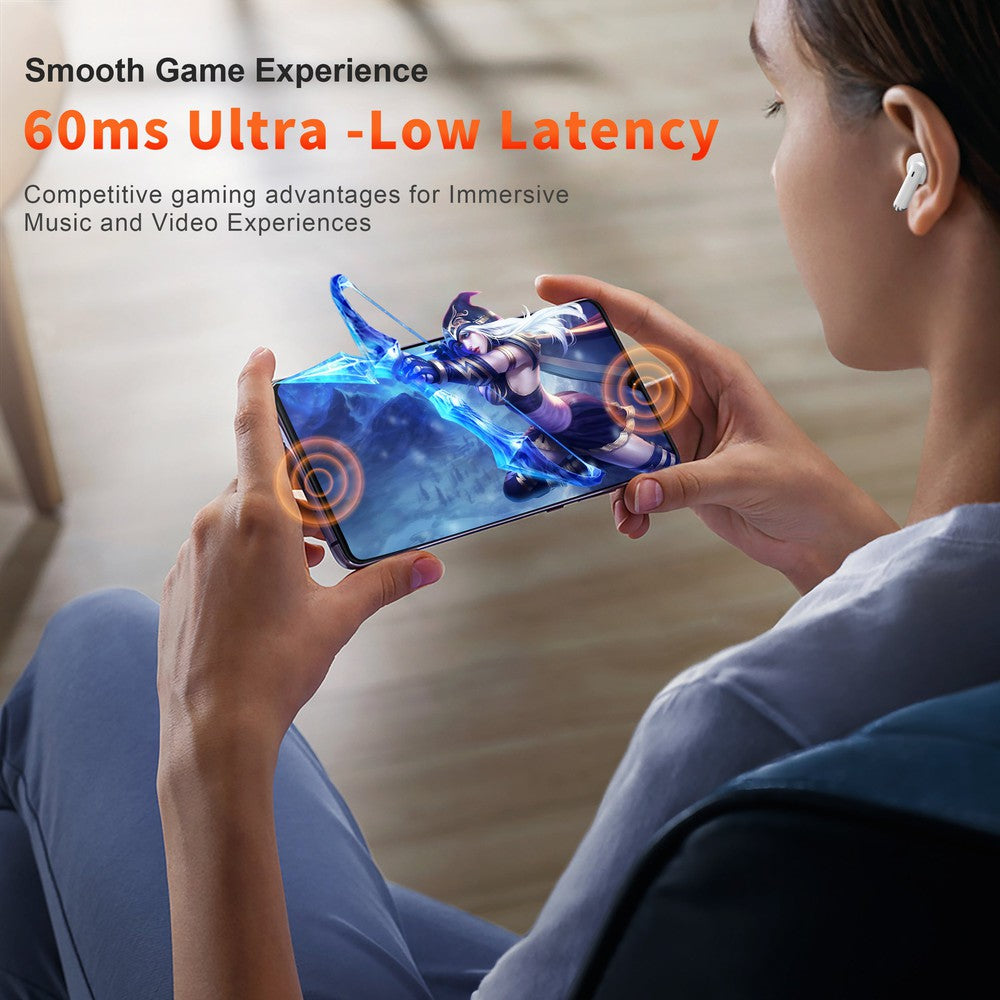 Écouteurs sans fil Bluetooth étanches IPX5 avec charge USB-C