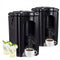 4.4 Gallons Insulated Beverage Dispenser with Ergonomic Handles Set of 2