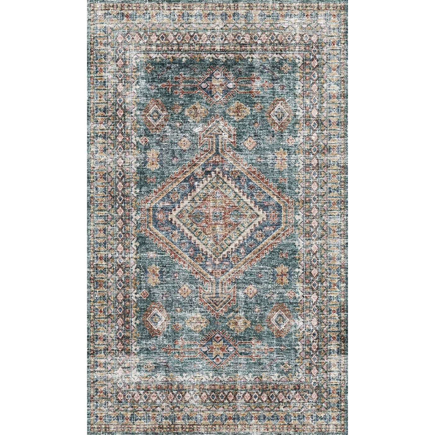 Abrama Green Rug 