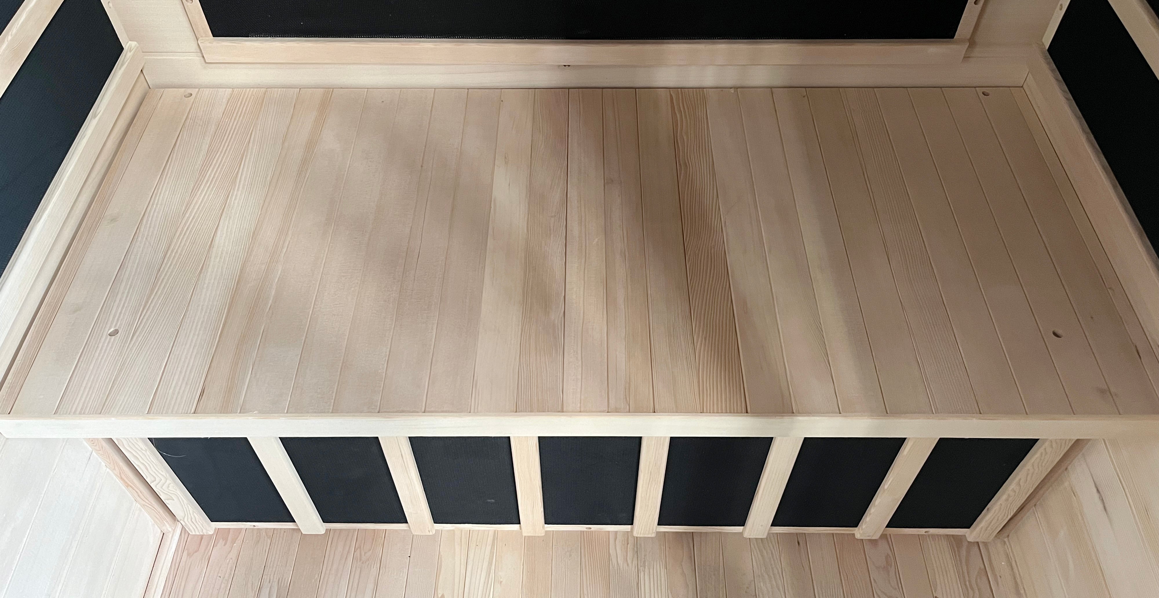 Blisspod, Vienna, Far Infrared Sauna Canadian Hemlock Very Low EMF Sauna, 7 Heaters – 3 Persons 