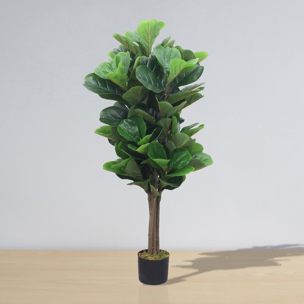 Guatape Artificial Fiddle Leaf Potted Plant (Multiple Sizes) 