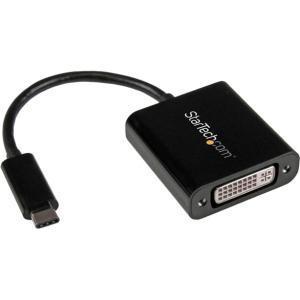 USB C to DVI Adapter - Thunderbolt 3 Compatible - 1920x1200 - USB-C to DVI Adapter for USB-C devices such as your 2018 iPad Pro - DVI-I Converter 