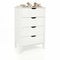 4-Drawer Wooden Dresser Storage Cabinet, Modern Chest of Drawers with Anti-Tip Safety Kits, White