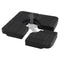 4-Piece 188 LBS Cantilever Offset Patio Umbrella Base-Black