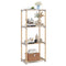 4-Tier Bookshelf with Open Shelves for Home Office and Bathroom-4-Tier