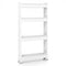4-Tier Multifunctional Slim Storage Trolley with Detachable Trays-White