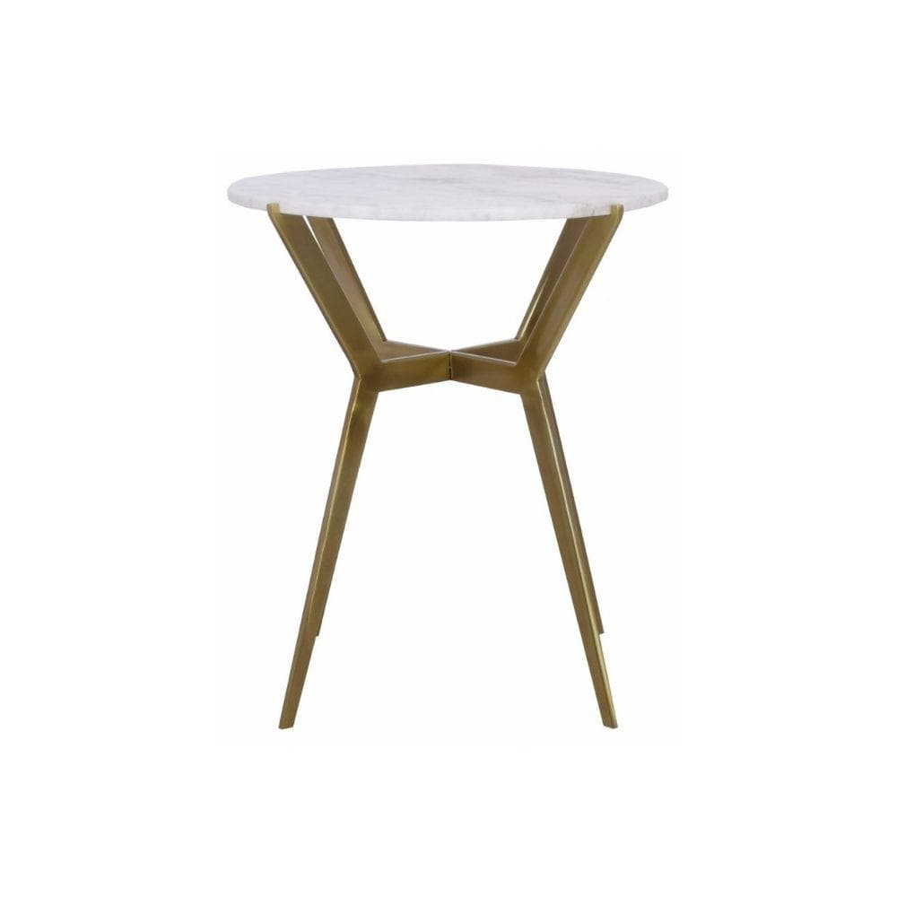 Sevi Round Marble Side Table 