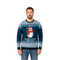 Cute Penguin Sweater with Pom Pom Festive Christmas Knit Cozy Holiday Jumper Adult Winter Wear