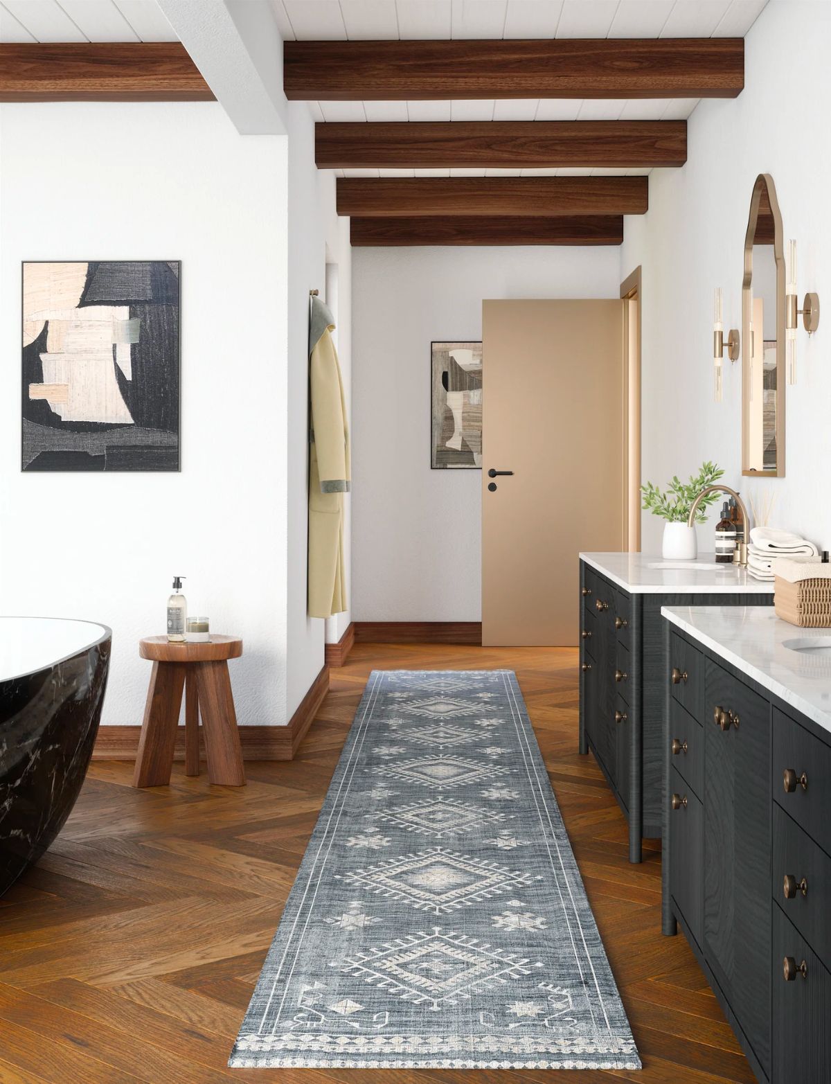 Khaleesi Black Yellow Sand Rug 