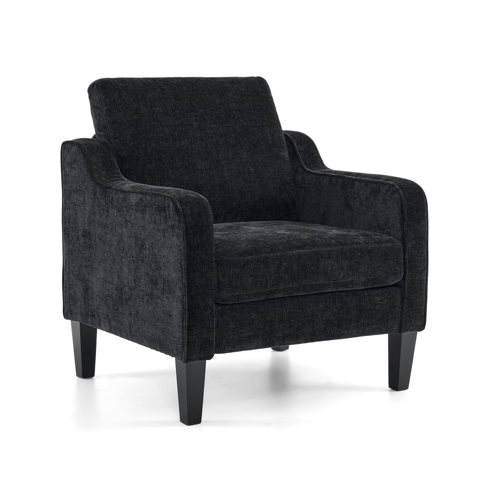 Soft Beige Plush Oversized Accent Chair - Cloud-Like Comfort with High-Density Foam Cushion, Ergonomic Support, Deep Snug Seat Upholstered Lounge Armchair for Living Room/Bedroom/Office, Easy Assembly Included, Bedroom Armcha 