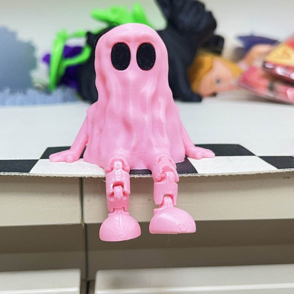 3D Printing Halloween Ghost Movable Joint Ornaments 