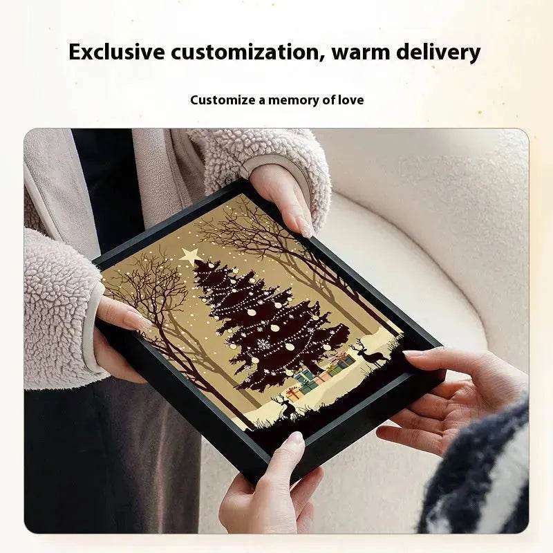 2024 New Luminous Christmas Tree Painting decorations Bluetooth Speaker integrated Gift Ideas 