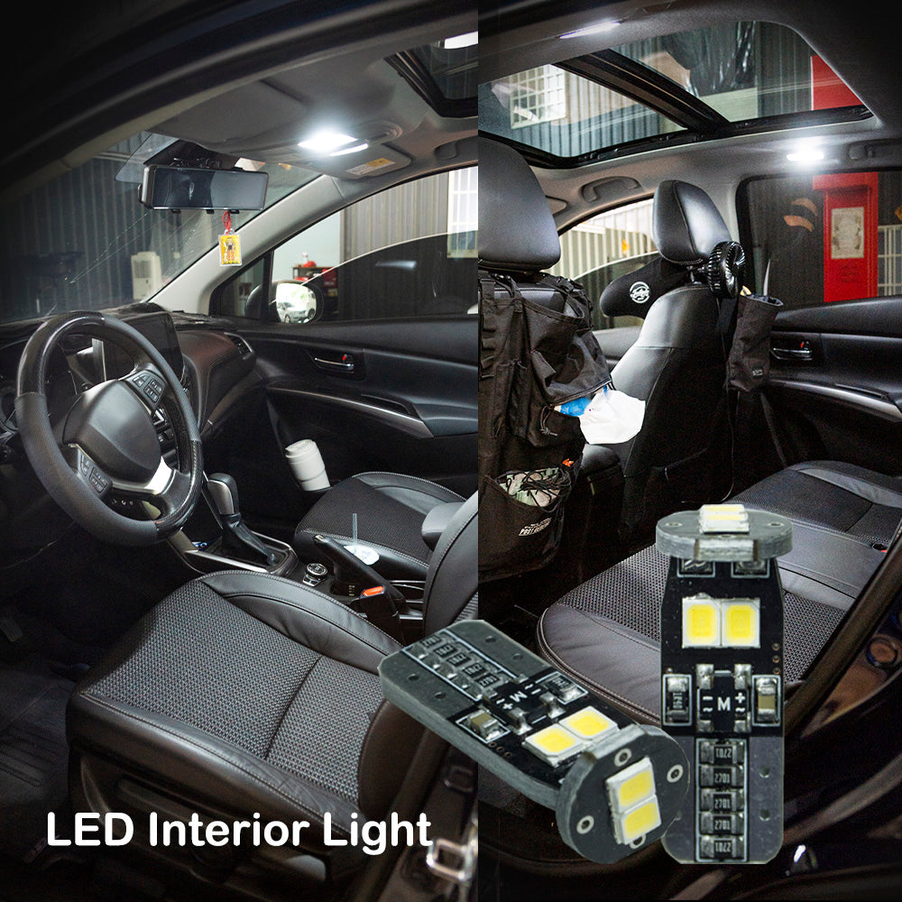 Fit For 2024 Suzuki SX4 S-Cross Full Replacement Kit include LED Fog Light Interior Backup Reverse Turn Signal Light Bulb 