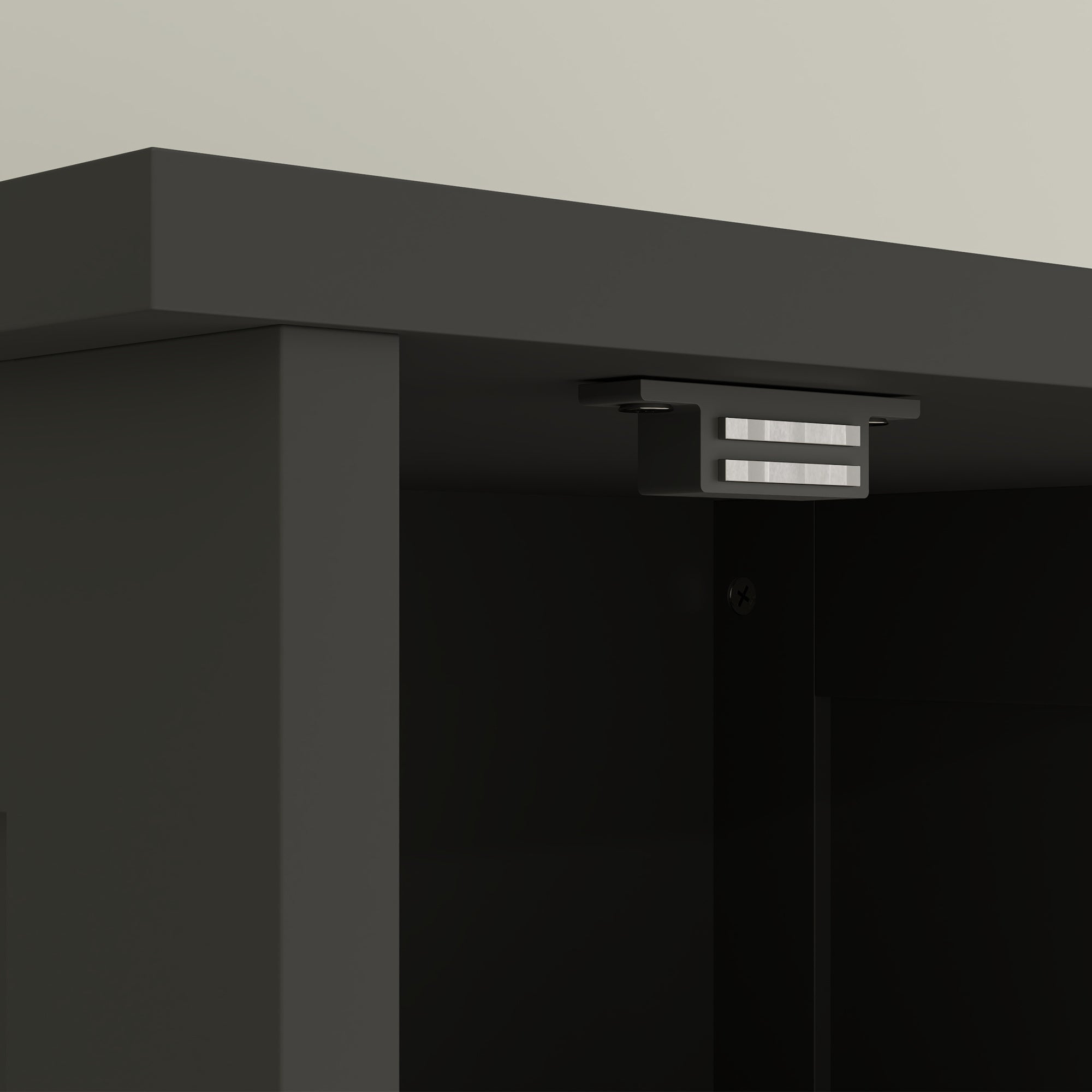 67" Tall Bathroom Storage Cabinet Narrow Bathroom Cabinet Black 