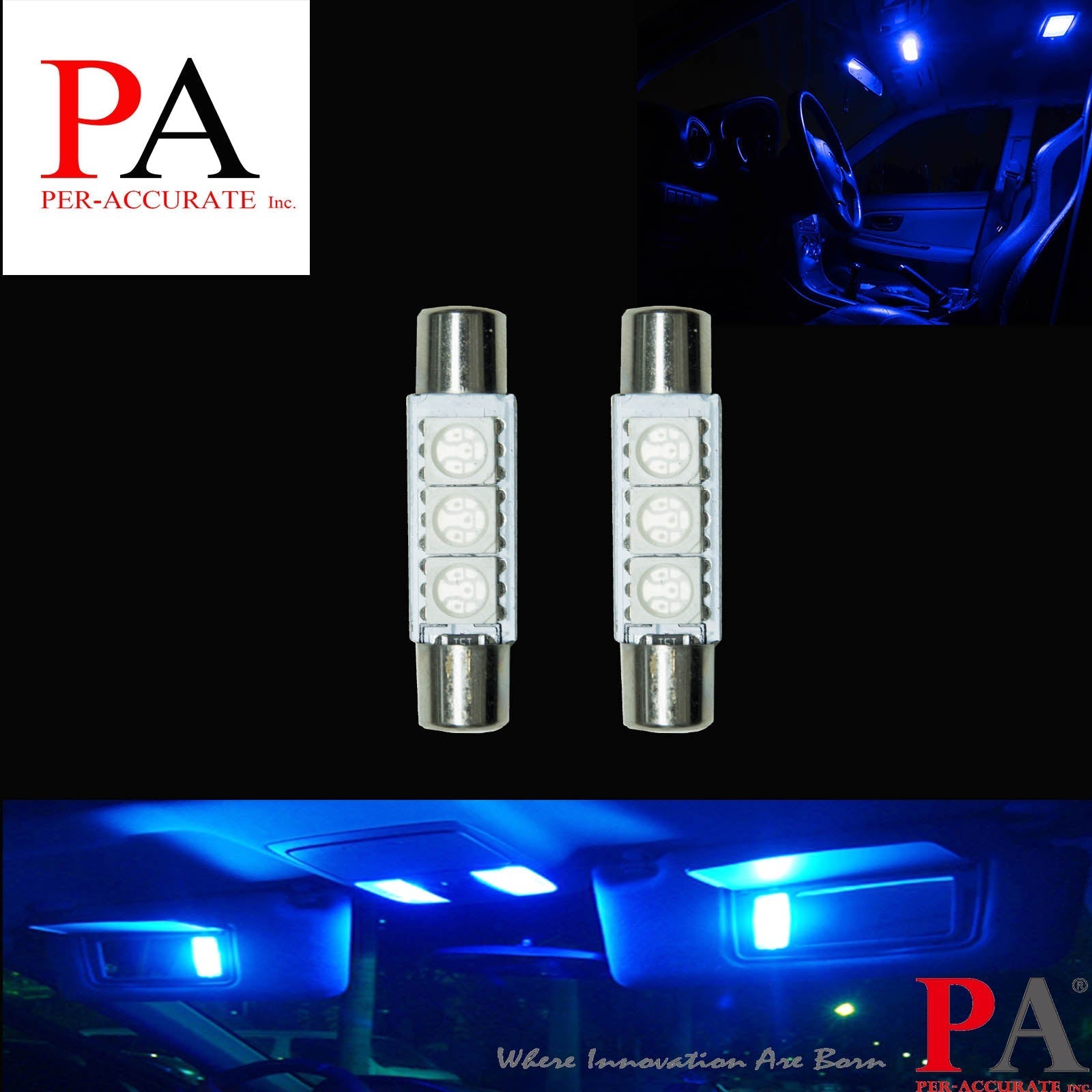 LED 3 SMD Festoon 29mm 31mm Automotive Interior Bulb Mazda 3 6 CX3 CX5 Vanity Mirror Light Interior Light 