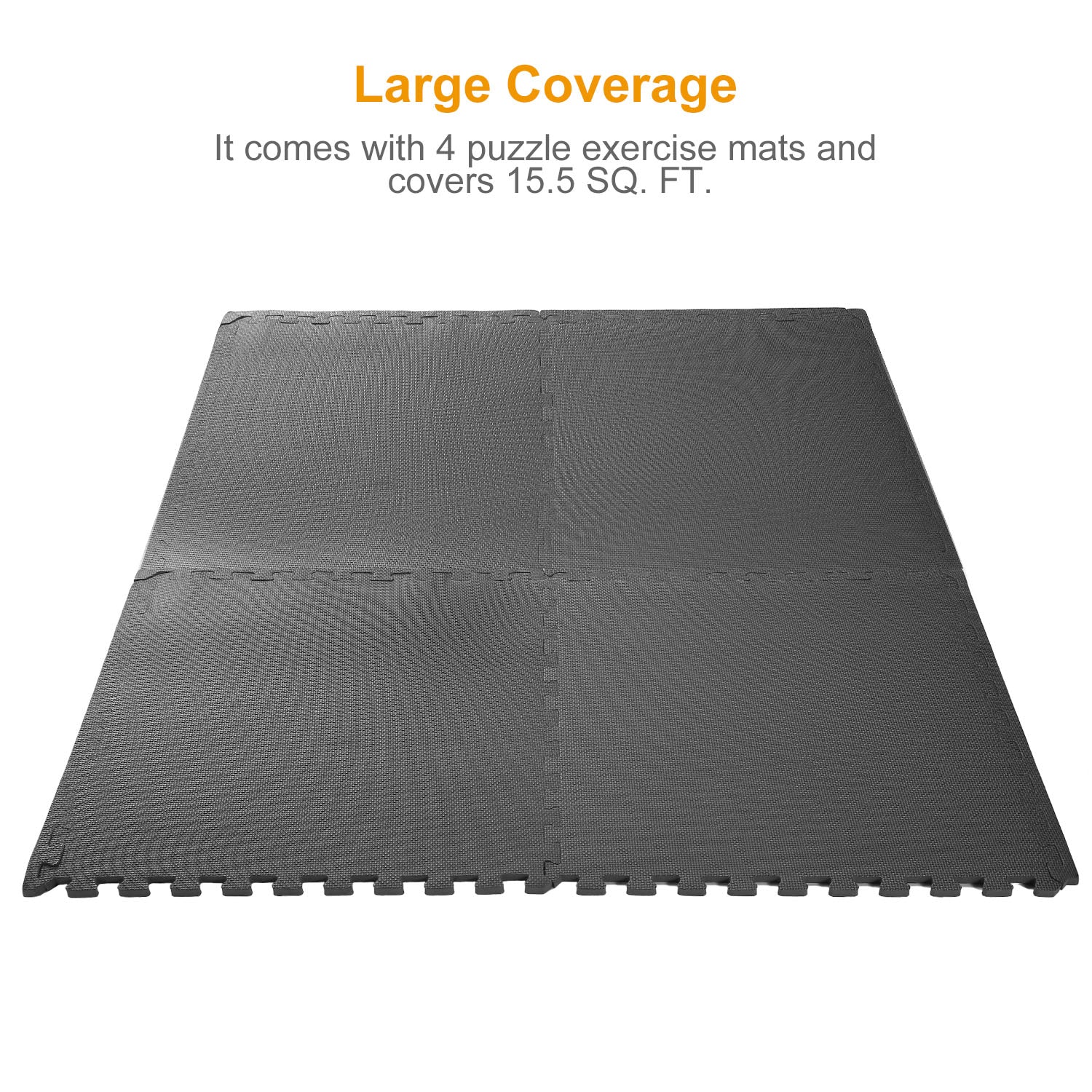 Puzzle Exercise Mat Foam Gym EVA Mat Interlocking Tiles Protective Flooring for Gym Equipment and Cushion for Workouts 