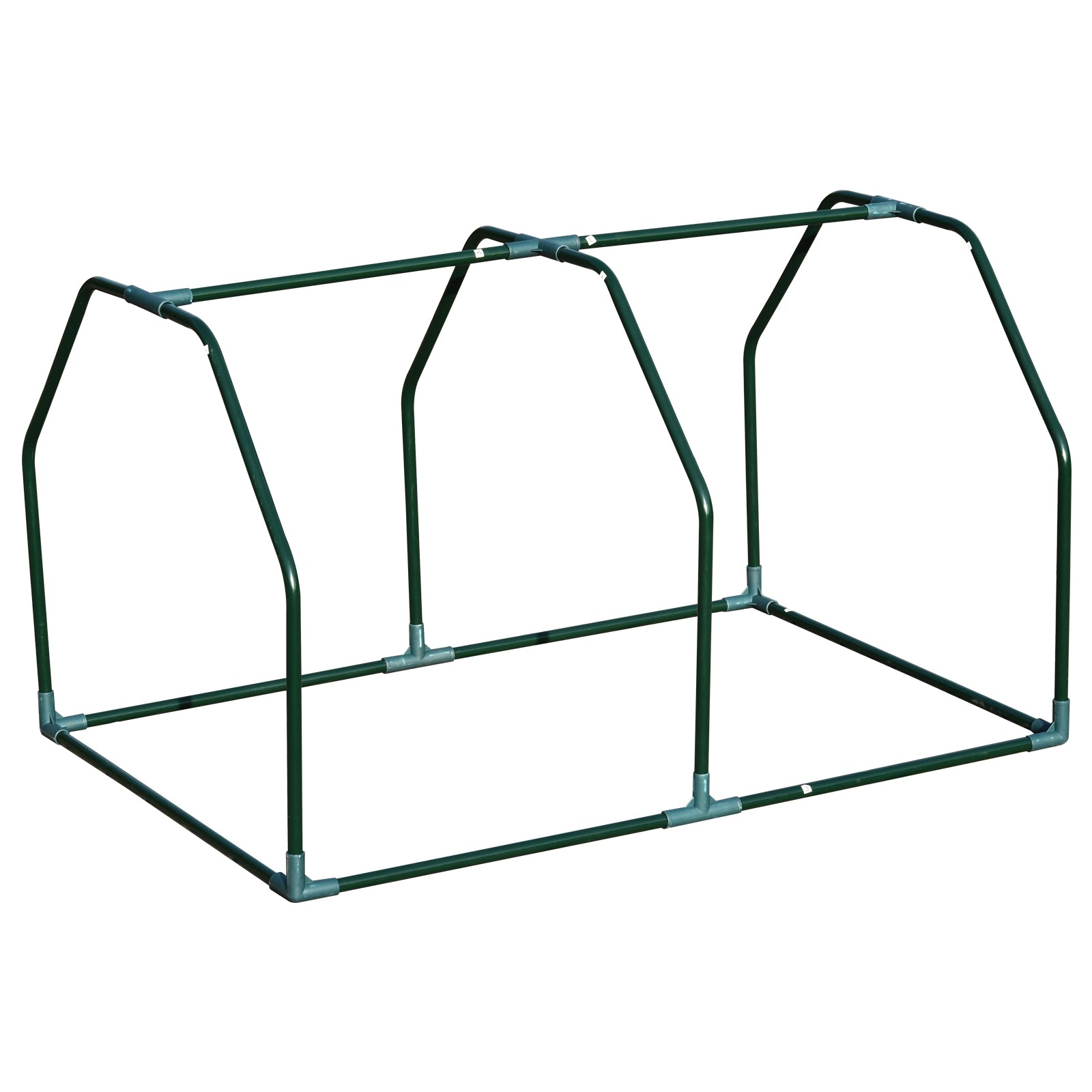 Outsunny Mini Greenhouse: 39"x28"x24" Portable PE Cover & Steel Frame with Zipper Door 