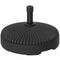 Round Plastic Patio Umbrella Base Parasol Holder Outdoor Umbrella Stand, Filled Up to 62lbs with Sand or 51lbs with Water for Garden, Poolside, Black