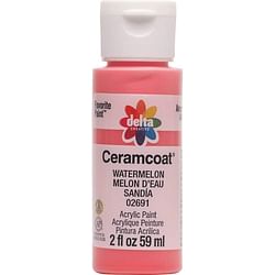 Ceramcoat Acrylic Paint 2oz Watermelon - Opaque - Free Shipping