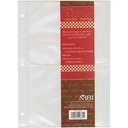 Recipe 2-Up Refill Pages 10pk - Free Shipping 