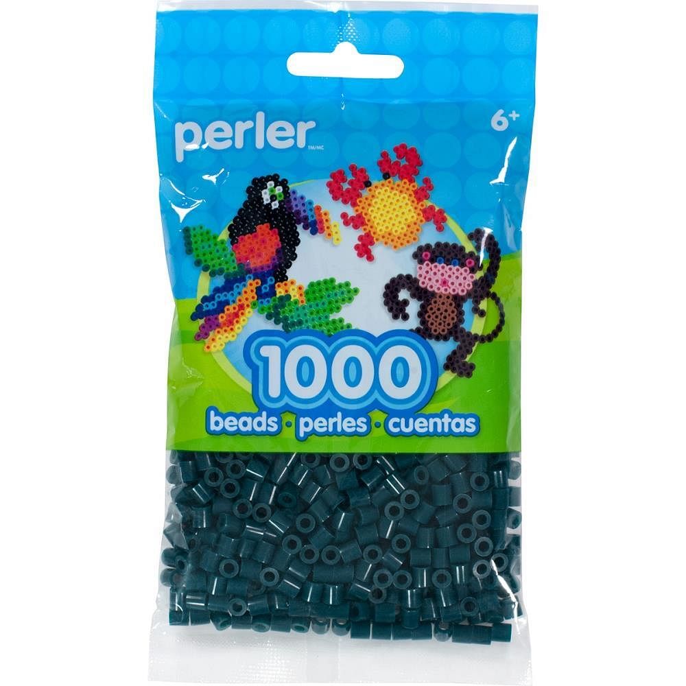 Perler Beads 1000 count - Forest Green Single pack - Free Shipping 