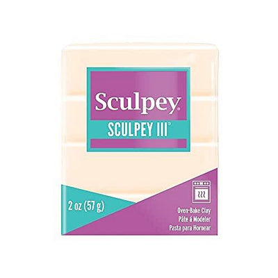Sculpey Art Clay III Translucent - Free Shipping 