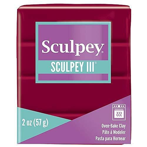 Sculpey III Polymer Clay Red - Free Shipping