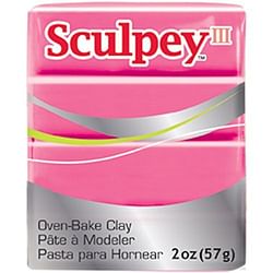 Sculpey III Polymer Clay Candy Pink - Free Shipping