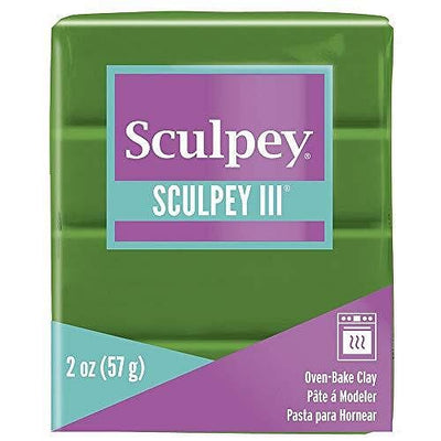 Sculpey III Polymer Clay Leaf Green 2 oz - Free Shipping 