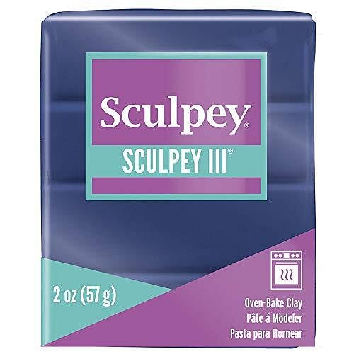 Sculpey III Polymer Clay Navy Pearl - Free Shipping