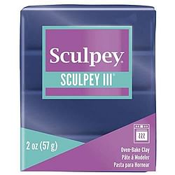 Sculpey III Polymer Clay Navy Pearl - Free Shipping