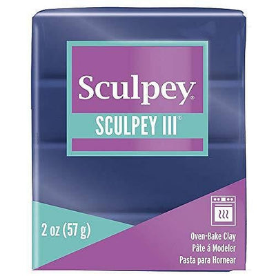 Sculpey III Polymer Clay Navy Pearl - Free Shipping 