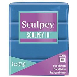 Polyform Sculpey III Clay Turquoise - Free Shipping 